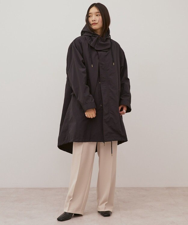 AMERICAN HOLIC 3WAYライナー付きモッズコート Black