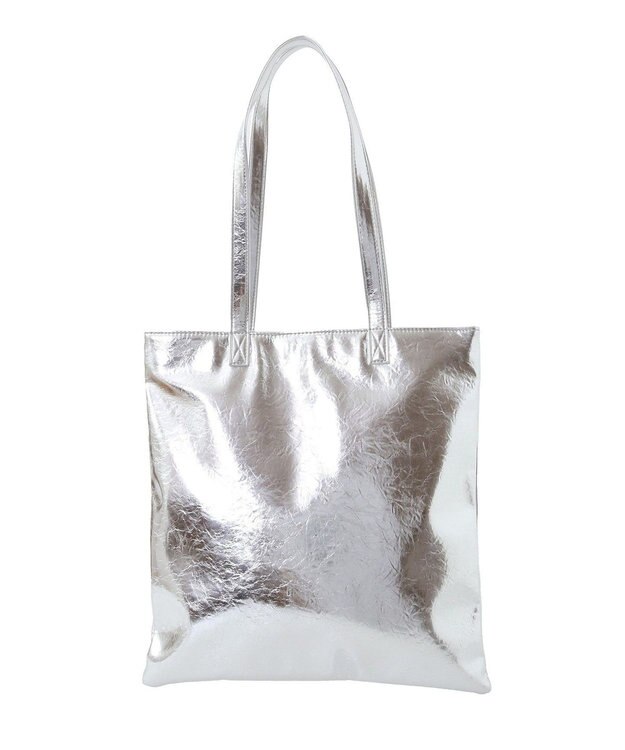 AMERICAN HOLIC メタリックトートBAG Silver