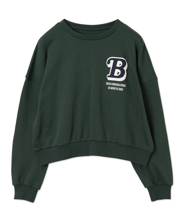 WEGO フォームプリントロゴスウェット ダークグリーン