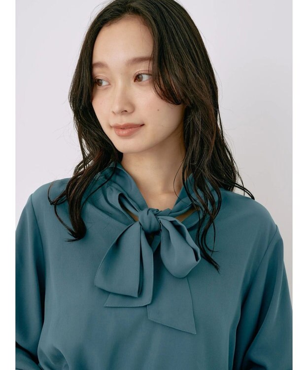 earth music&ecology ２ＷＡＹボウタイブラウス Ivory