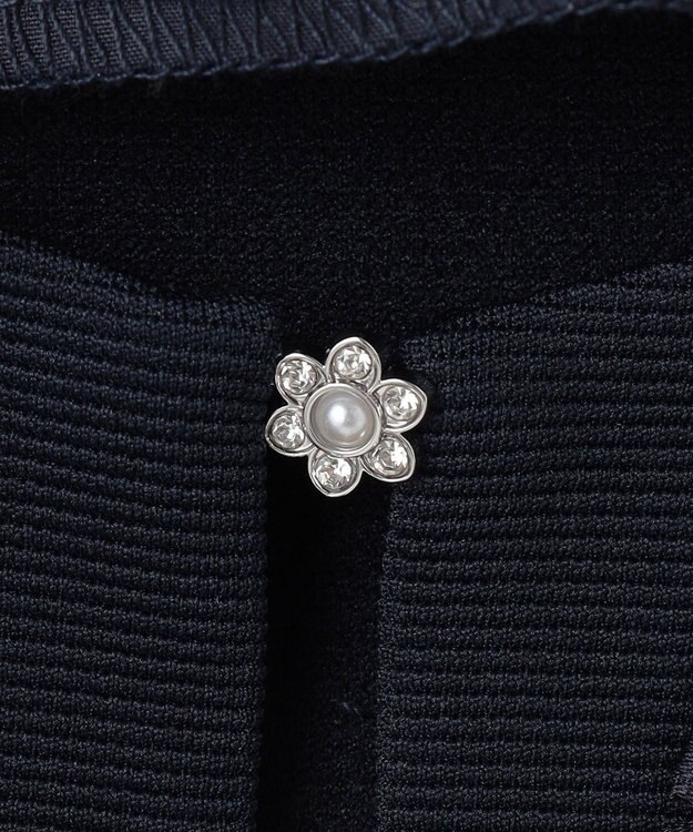 ANY KIDS グログランリボンジャケット ネイビー