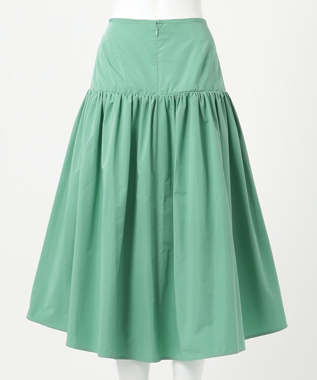 23区 S 【R(アール)】シルクタフタ スカート ライトグリーン系