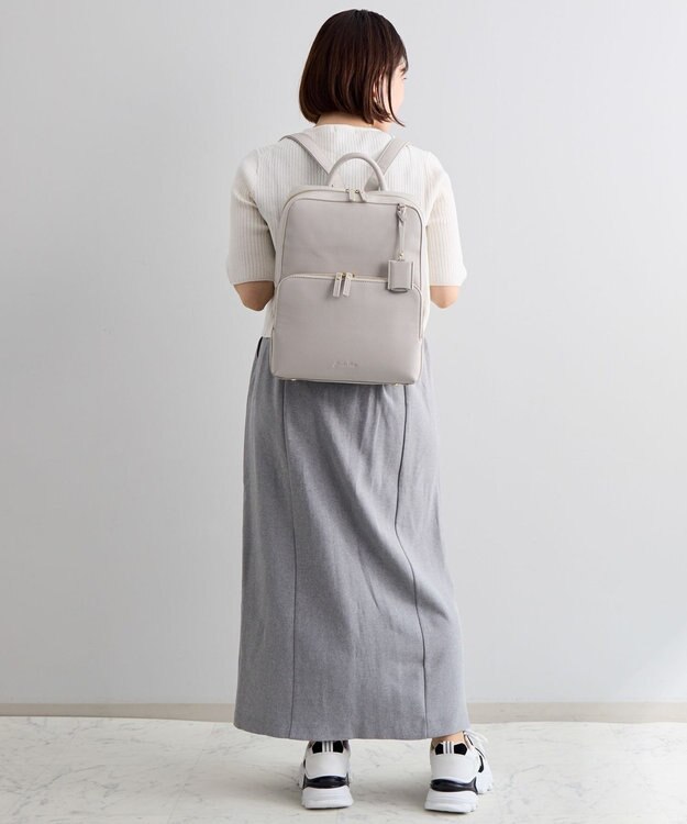 ACE BAGS & LUGGAGE 【雑誌掲載】Jewelna Rose フレイヤ・リュック２ A4ジャストサイズ 16125 ビジネスバッグ ホワイトグレー