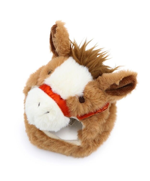 PET PARADISE ペットパラダイス 干支 午 帽子 《ブラウン》 中型犬 大型犬 ブラウン