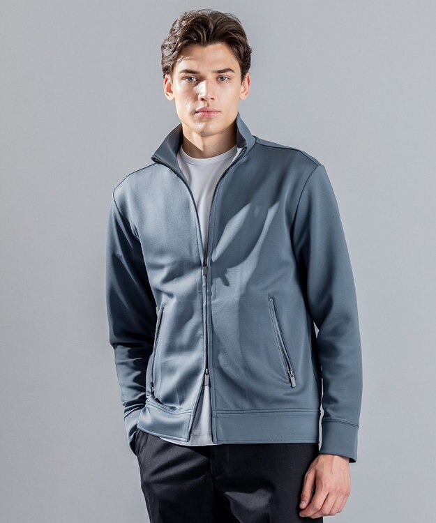 JOSEPH HOMME スキューバ ジャージー　トラックジャケット ダルブルー系