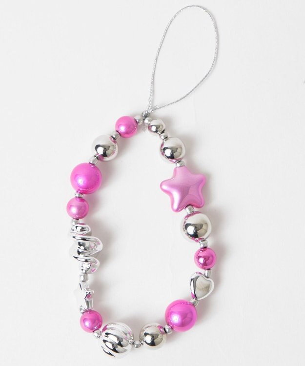 WEGO ビーズストラップキーホルダーF 柄5