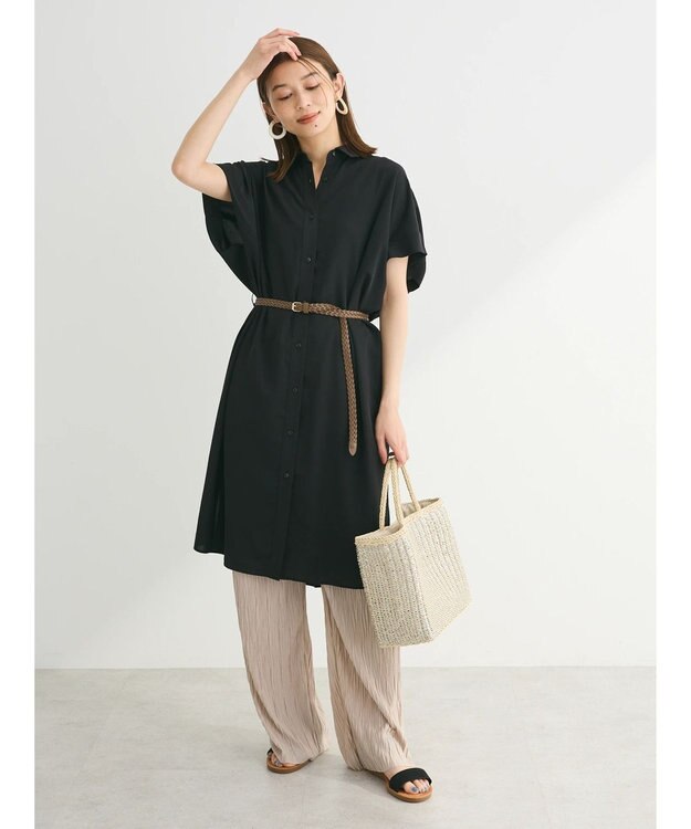 Green Parks ・ＳＵＧＡＲ　ＳＰＯＯＮ＜ＣＯＯＬ＞プリーツカットパンツ Gray Beige