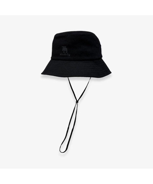 林八百吉商店 moz  綿麻ひも付きハット ブラック