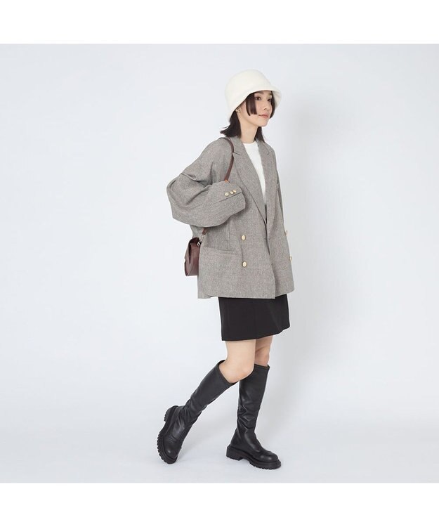 林八百吉商店 un chapeau ベルバスクハット ホワイト