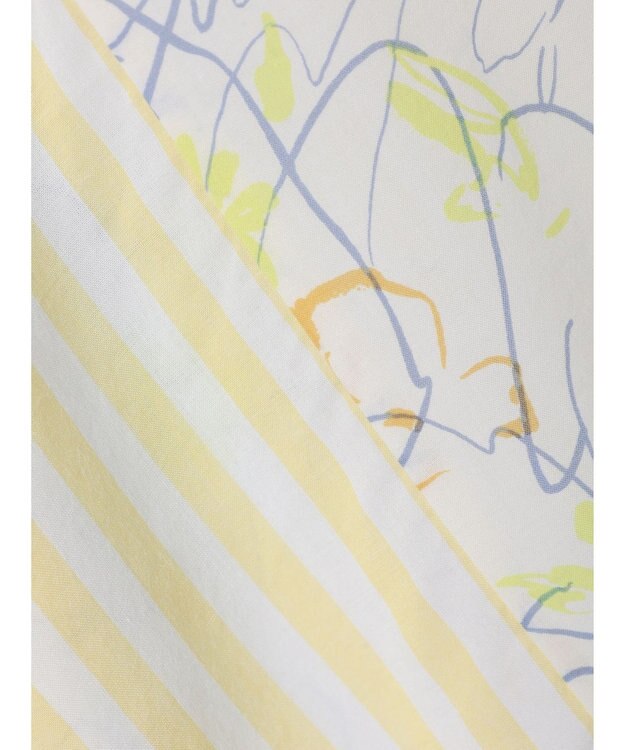 AMERICAN HOLIC Ｆｌｏｗｅｒ　×　Ｓｔｒｉｐｅシャツチュニック Yellow