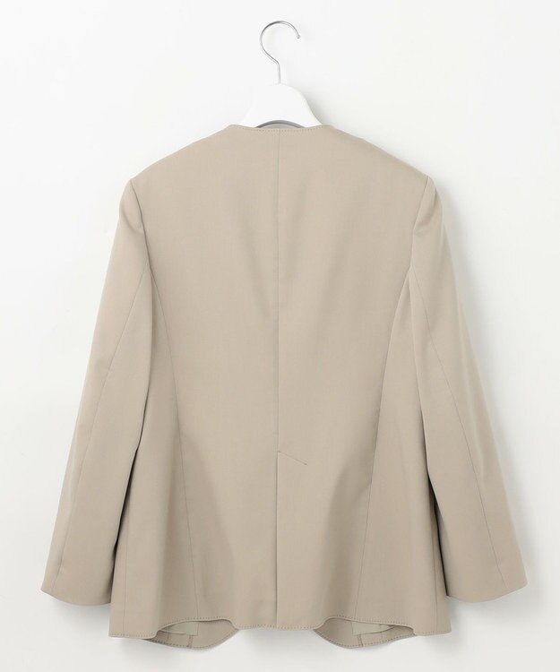 23区 L 【エステータ】ライトダブルクロス ジャケット ベージュ系