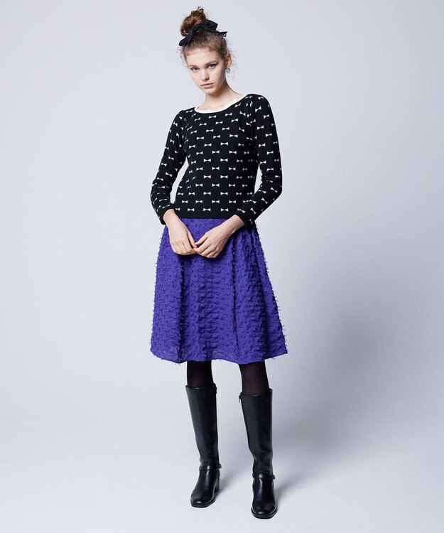 TOCCA 【洗える！】BOWTIFUL スカート ブラック系