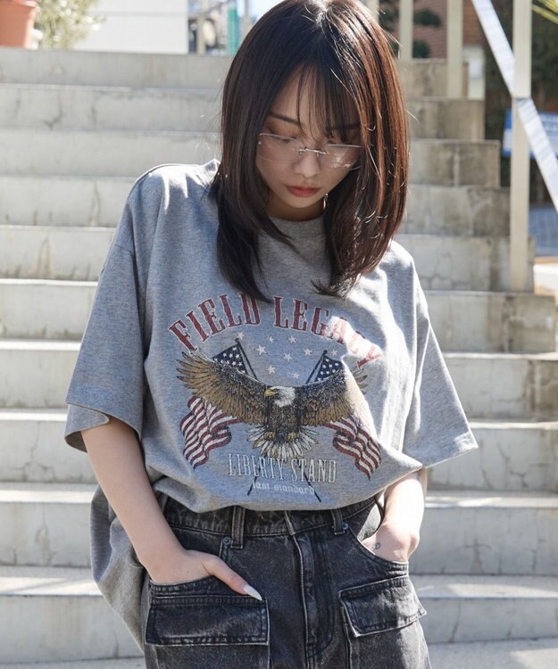 WEGO ヴィンテージウォッシュグラフィックBIGT 柄4