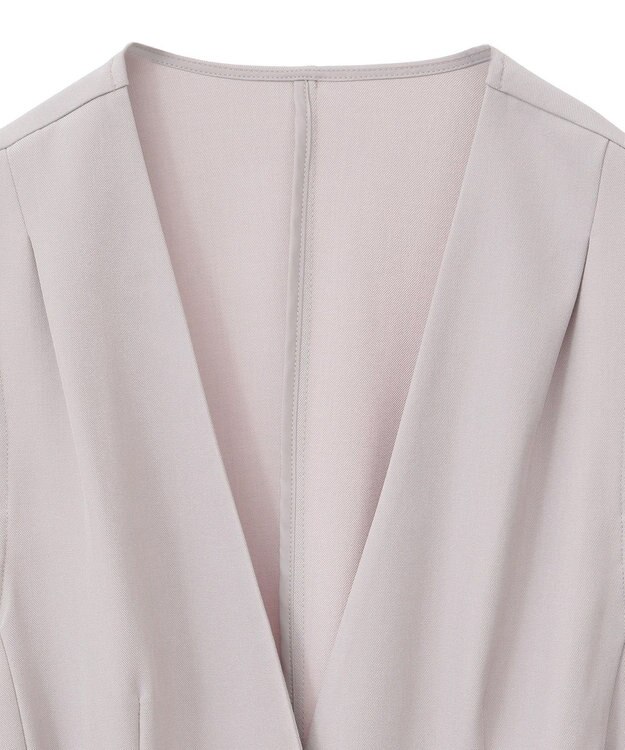 earth music&ecology ショルダータックジレ Beige