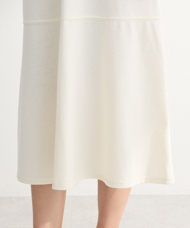 Green Parks ＳＥＴ２点ベスト＋配色ステッチワンピース Ivory