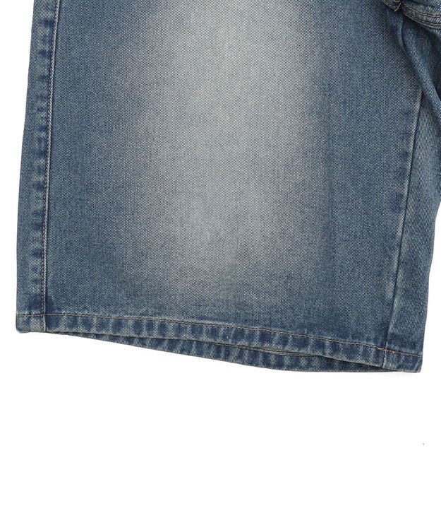 WEGO ブラストデニムハーフパンツ デニム中濃色