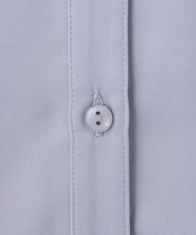 ANY SIS 【前後着用可能】ギャザーネック ブラウス ブルー