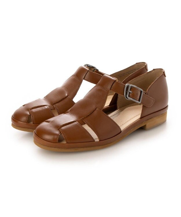 ing <ing>【WEB限定】本革グルカサンダル ブラウン