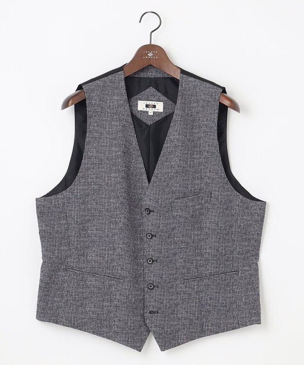 JOSEPH ABBOUD 【キングサイズ・イージーケア・多機能】人気 ライトウェーブ ベスト ライトグレー系3