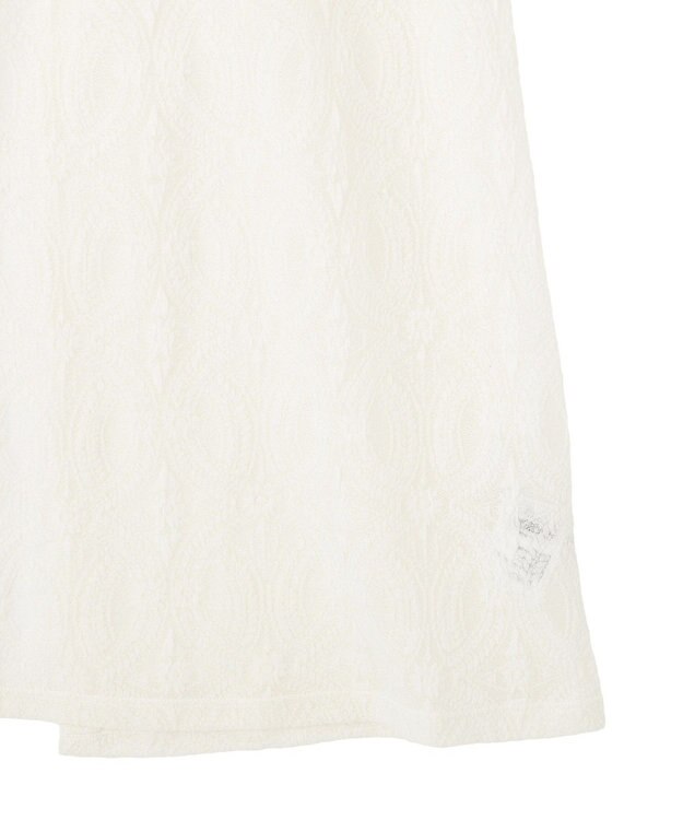 AMERICAN HOLIC レースジャガードノースリーブワンピース Ivory