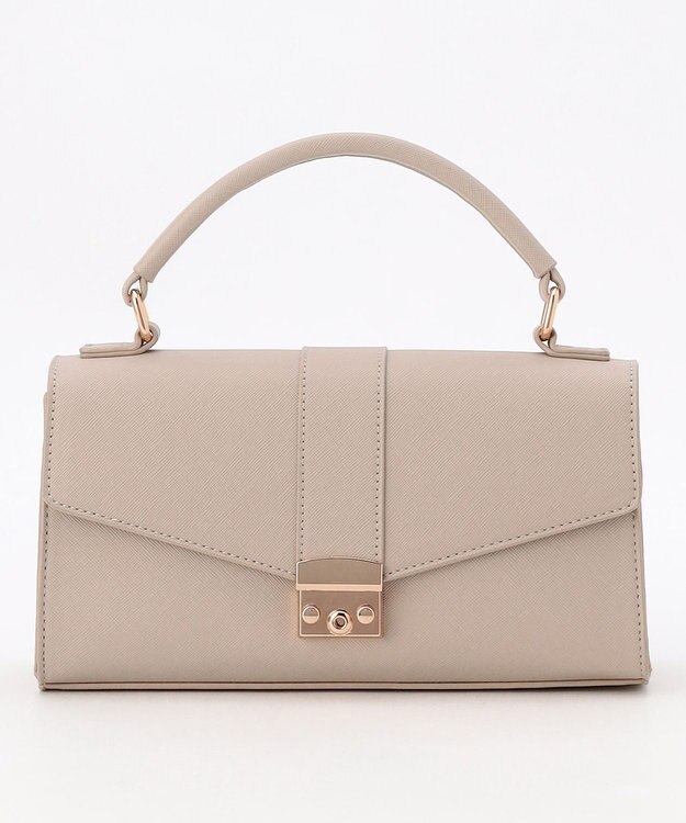 ANY SIS 【2WAY】トップハンドルショルダー バッグ グレージュ