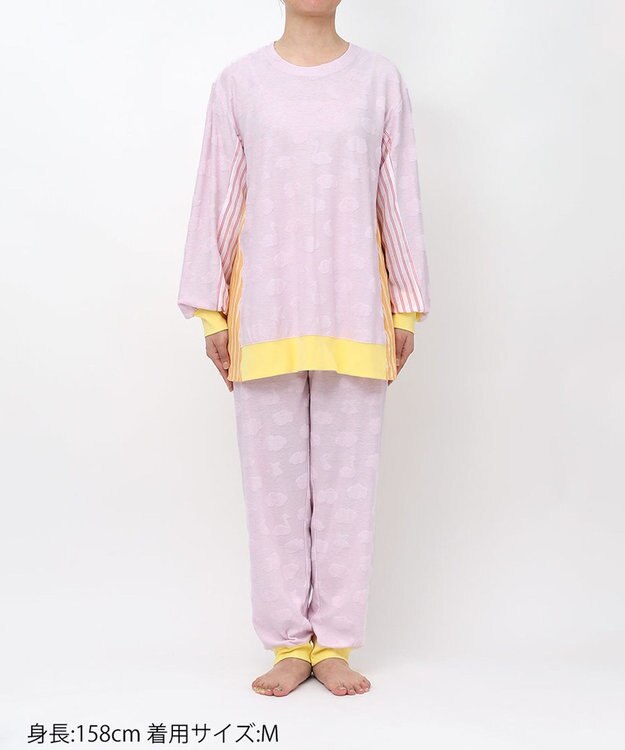 tsumori chisato SLEEP ツモリチサト パジャマ 長袖 長ズボン レディース UDX530/ワコール ピンク