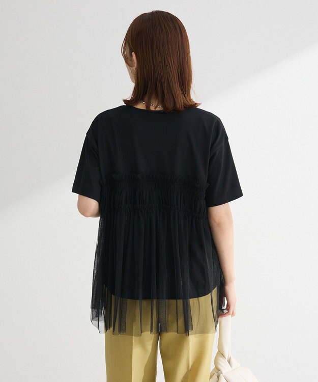 Green Parks ・ＥＬＥＮＣＡＲＥ　ＤＵＥ　チュールドッキングＴＥＥ Gray Mixture