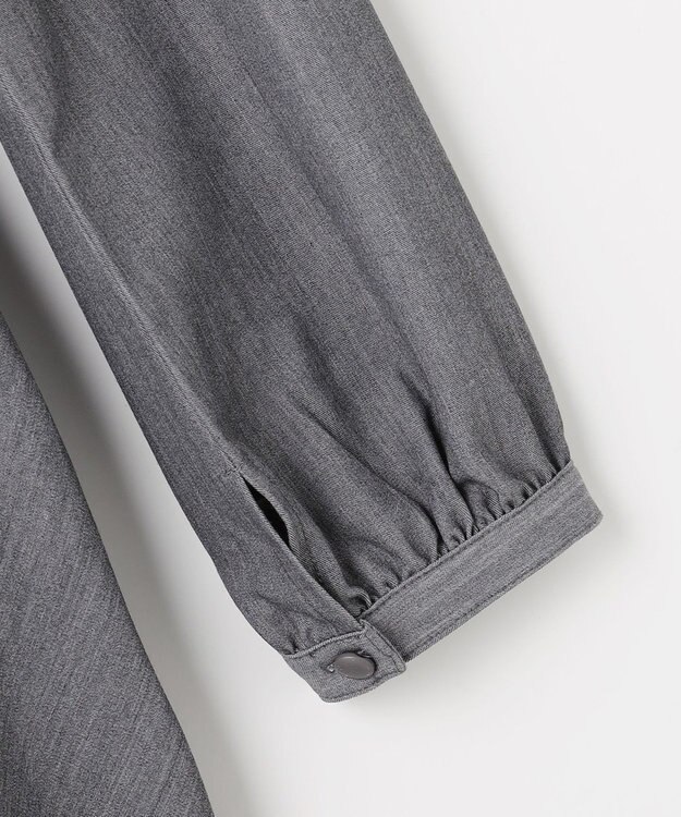 組曲 KIDS 【150-170㎝】 クラシカルグレーワンピース グレー