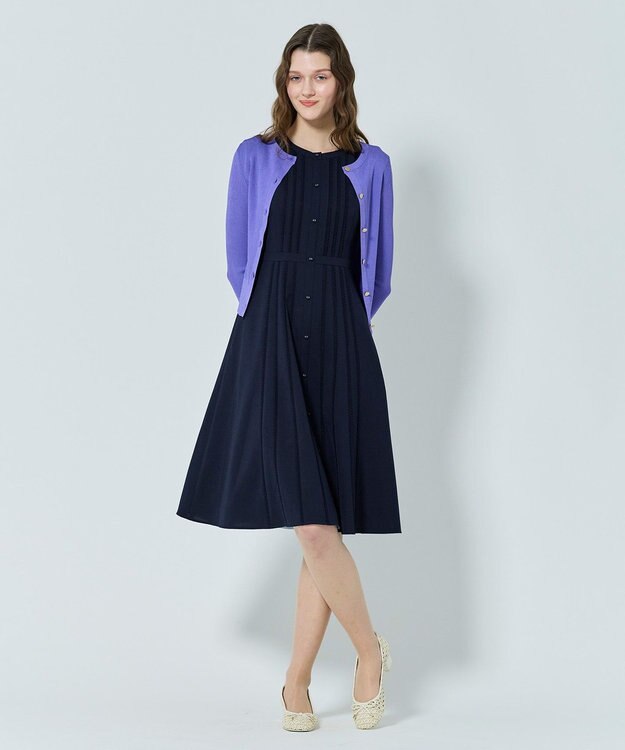 TOCCA 【泉里香さん着用】AUTUMN TIME カーディガン パープル系