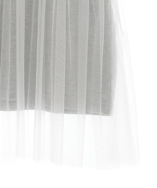 Green Parks ・ＥＬＥＮＣＡＲＥ　ＤＵＥ　チュールドッキングＴＥＥ Gray Mixture