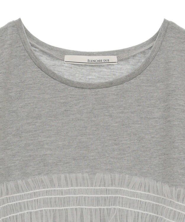 Green Parks ・ＥＬＥＮＣＡＲＥ　ＤＵＥ　チュールドッキングＴＥＥ Gray Mixture