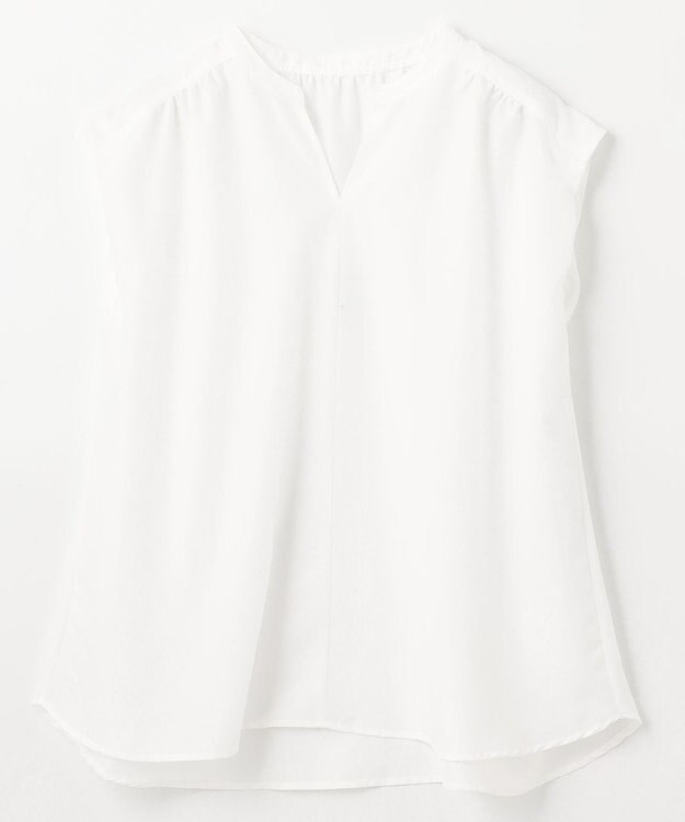 ANY ギャザーショートスリーブブラウス オフ