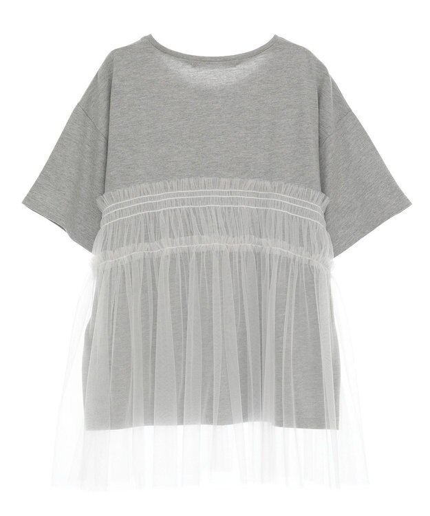 Green Parks ・ＥＬＥＮＣＡＲＥ　ＤＵＥ　チュールドッキングＴＥＥ Gray Mixture