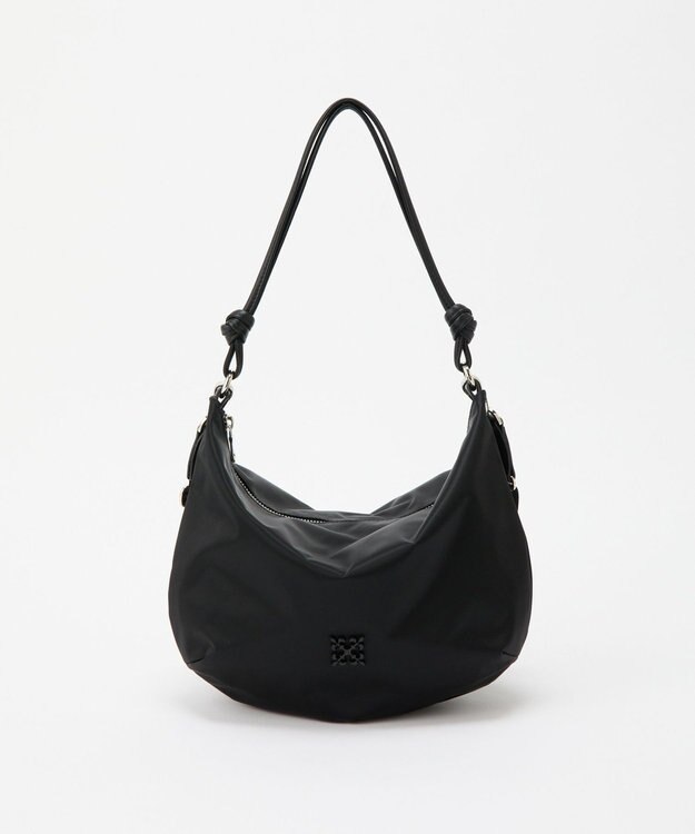 russet 【2025AW新作】クラウズナイロン ラウンド2WAYショルダーバッグ(CE-1621) Black