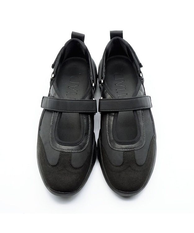 APOM ウォーターレジストメリージェーンスニーカー ブラック