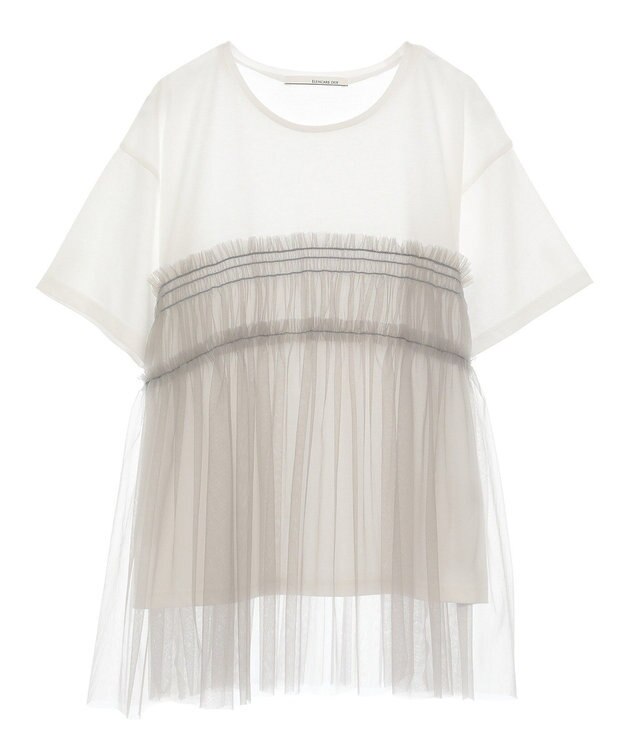 Green Parks ・ＥＬＥＮＣＡＲＥ　ＤＵＥ　チュールドッキングＴＥＥ Gray Mixture