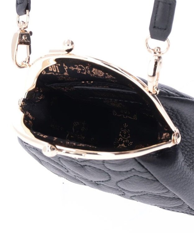 ANNA SUI ハピネス 口金ミニバッグ ブラック