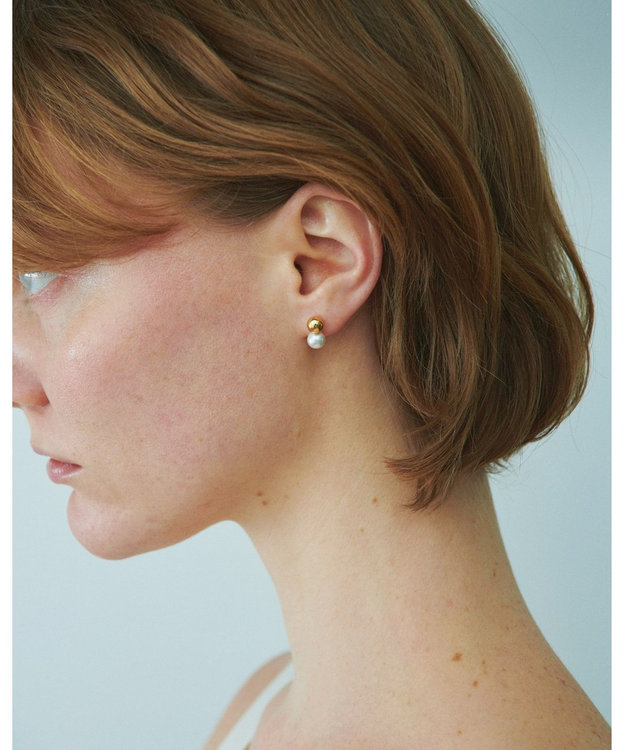 NAVE 【AFFECT】パールピアス ゴールド系