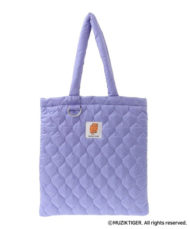 Green Parks ムジークタイガー/カラーキルトトートBAG Purple