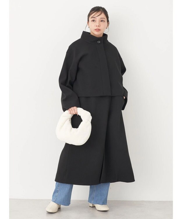 earth music&ecology マルチｗａｙコート Black