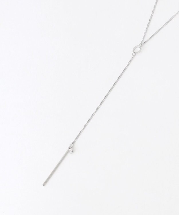 ANY ロングバーネックレス シルバー