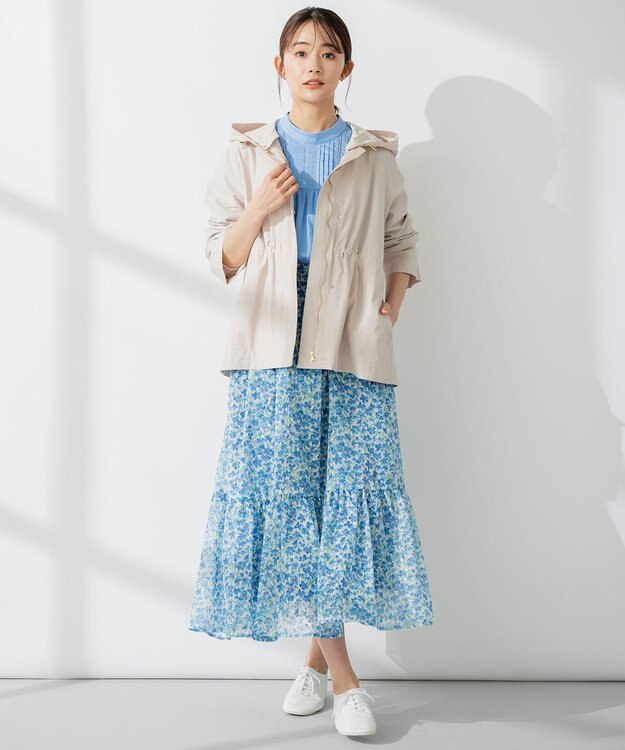 組曲 【23SS】ヴィンテージフラワープリント スカート ブルー系5