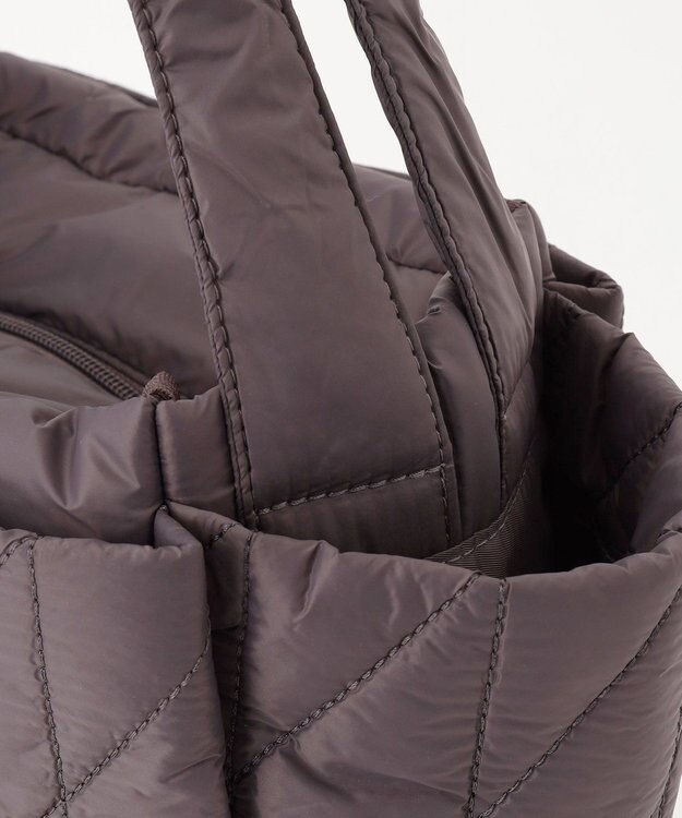 Y'SACCS 【Y’SACCS vous et】キルティングボックストート　Mサイズ ダークグレー