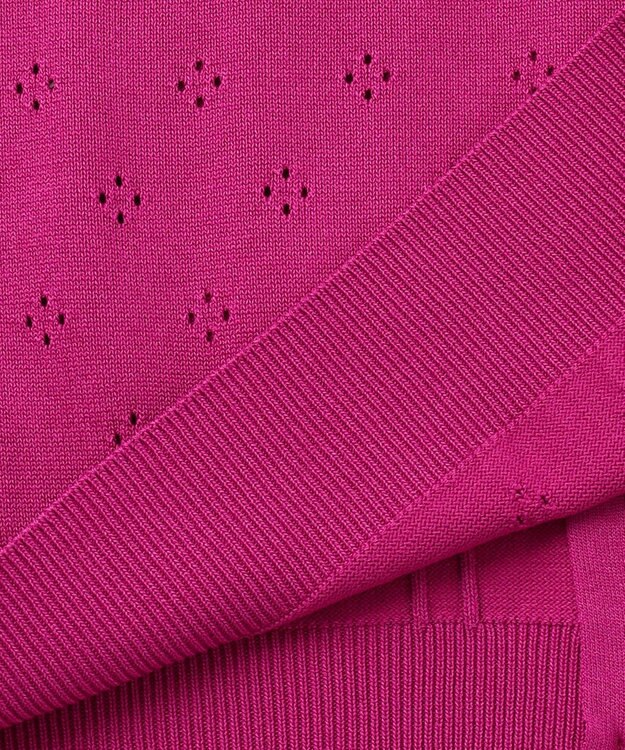 TOCCA 【洗える！】TINY ROSE KNIT カーディガン ピンク系