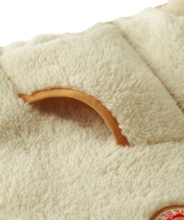 MIKI HOUSE HOT BISCUITS 【80-120cm】 カラフルビーンズ 裏ボアフリース リバーシブル総柄ジャンパー マルチカラー