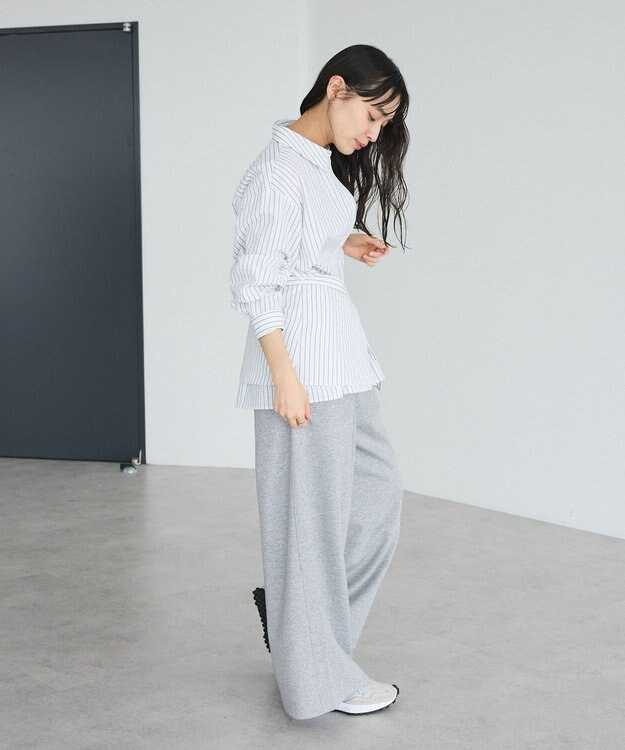CRAFT STANDARD BOUTIQUE 2点セット / レイヤードデザインシャツ Stripe White
