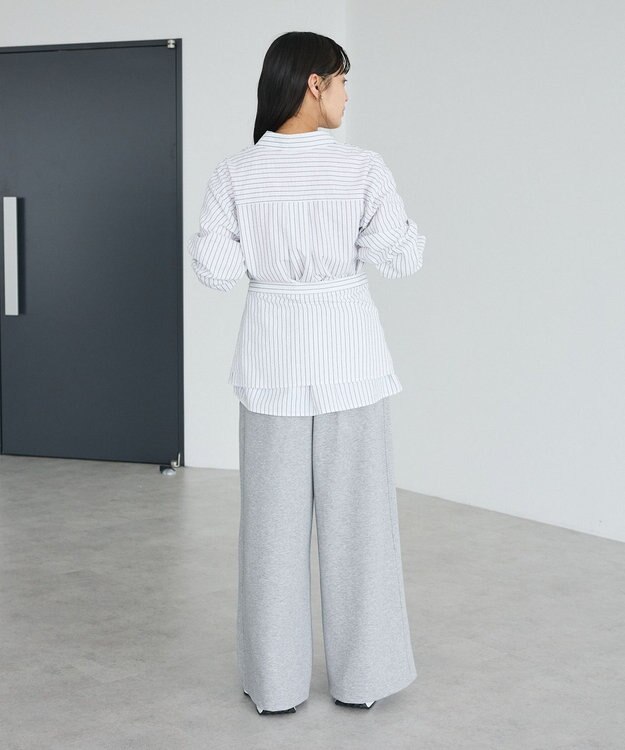 CRAFT STANDARD BOUTIQUE 2点セット / レイヤードデザインシャツ Stripe White