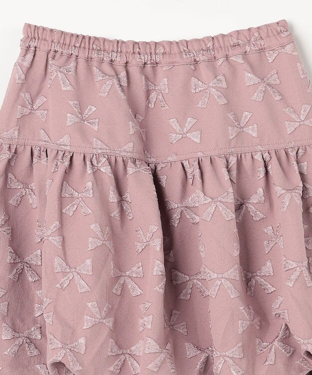 ANY KIDS リボン バルーンスカート ピンク