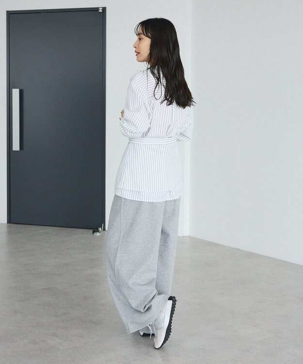 CRAFT STANDARD BOUTIQUE 2点セット / レイヤードデザインシャツ Stripe White