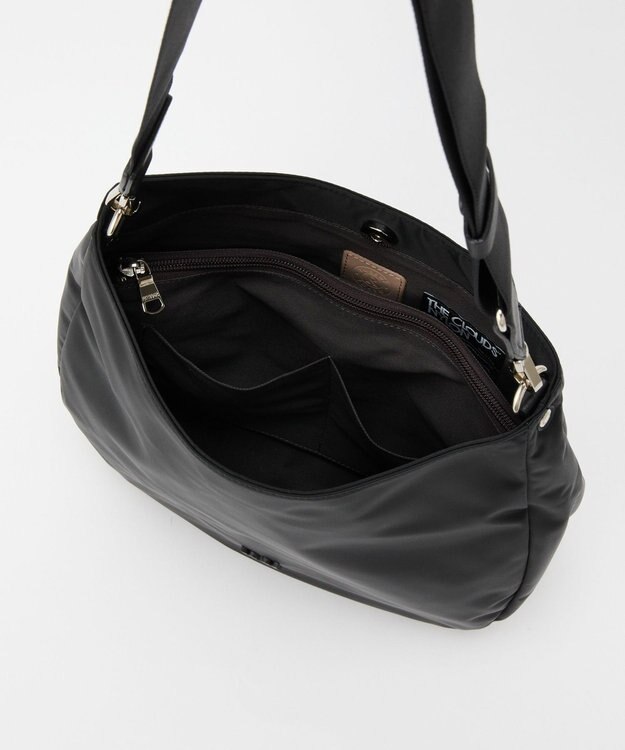 russet クラウズナイロン 縦長2WAYショルダーバッグ(CE-1623) Black